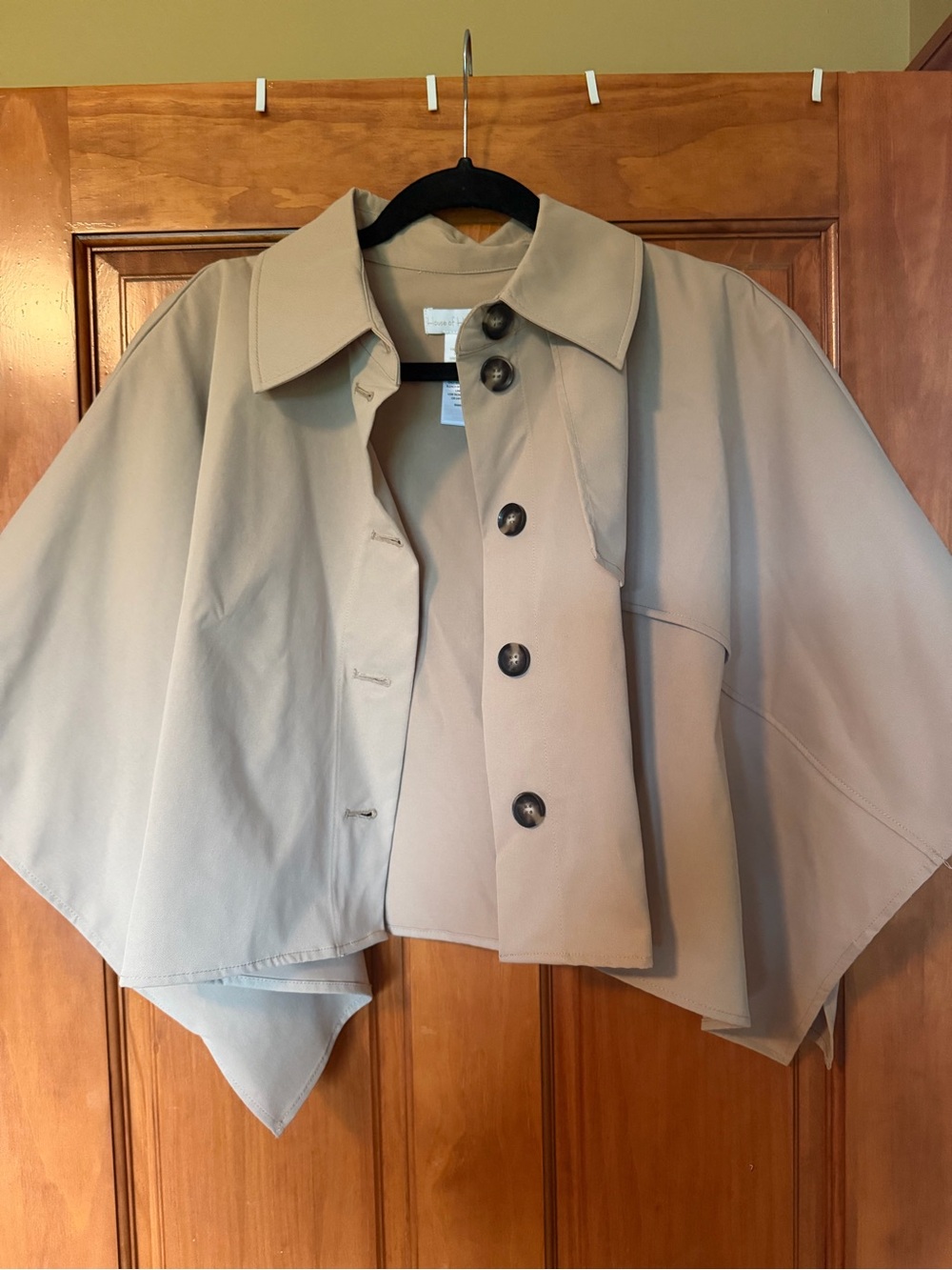House of Harlow 1960 Tan Cape Coat